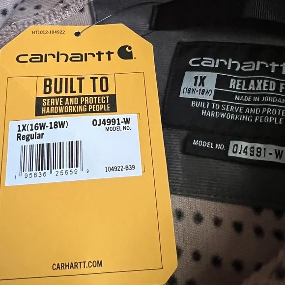 Carhartt Pullover Women 1X Brown New Geometric OJ4991-W Sherpa Fleece Relaxed Fi - Picture 4 of 10